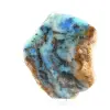 Fetta di pietra di Azurite Malachite per collezione e creazione - 0