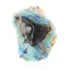 Fetta autentica di pietra di Azurite Malachite per decorazione - 0