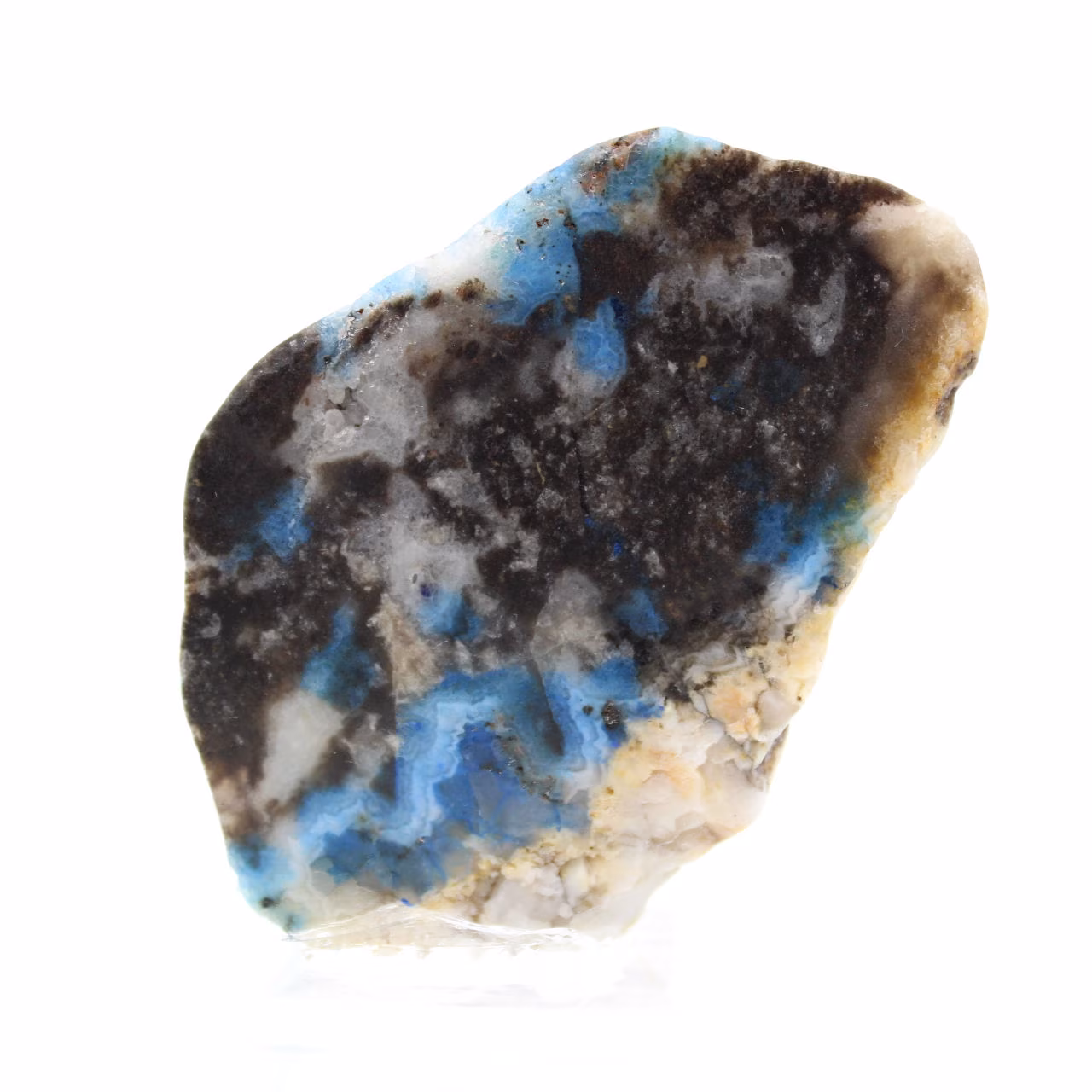 Fetta autentica di pietra di Azurite Malachite per decorazione