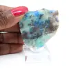 Fetta autentica di pietra di Azurite Malachite per decorazione - 4