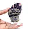 Fetta di pietra di Fluorite Pirite lucidata - 0