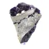 Fetta autentica di Fluorite Pirite per decorazione - 1