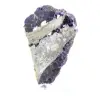 Fetta autentica di Fluorite Pirite per decorazione - 2