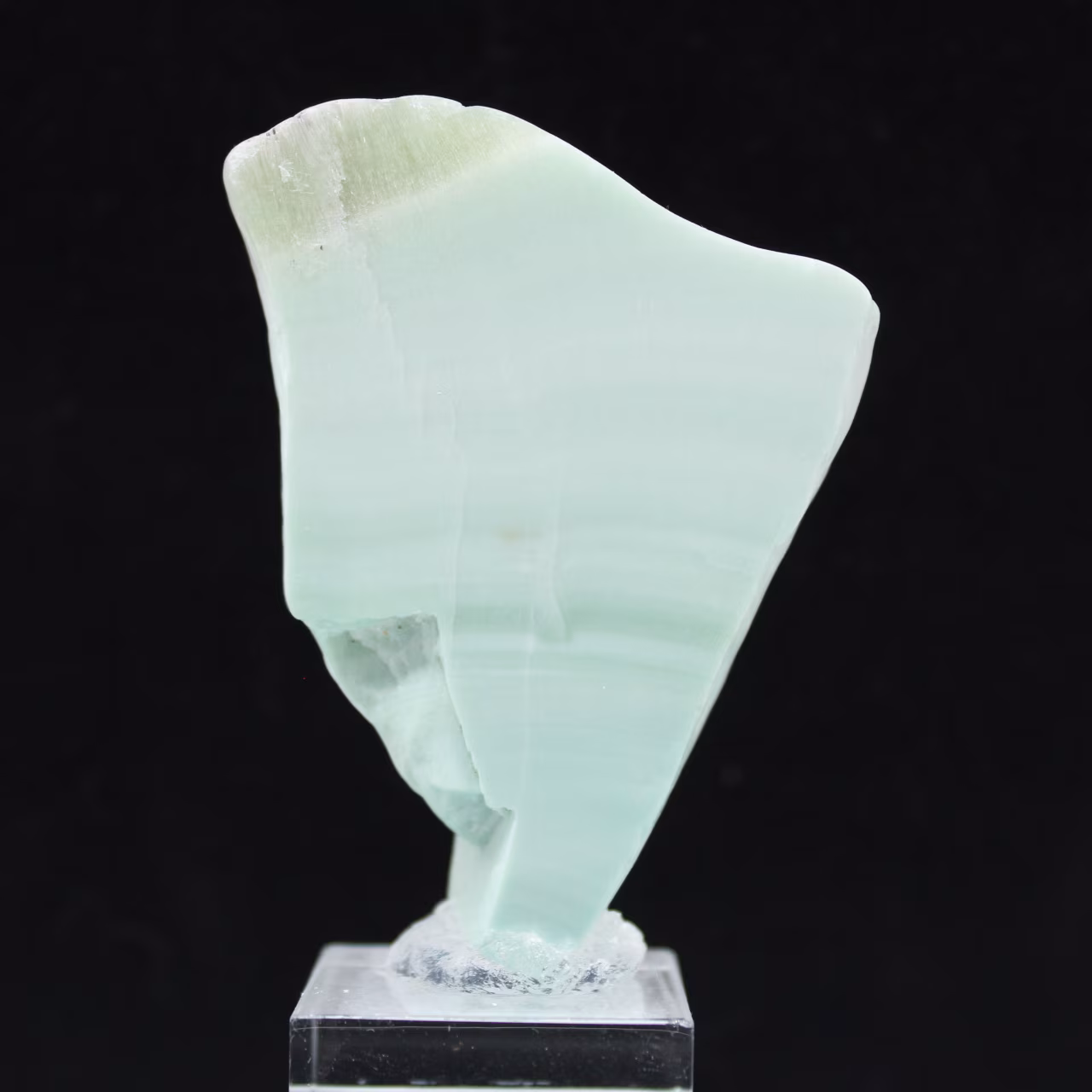 Fetta naturale di Aragonite verde per decorazione
