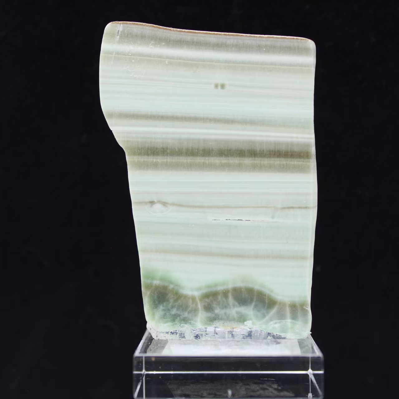 Pietra di Aragonite verde ideale per collezione