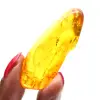 Pietra d'ambra gialla dalla Lituania - Ciottolo per l'estetica - 1
