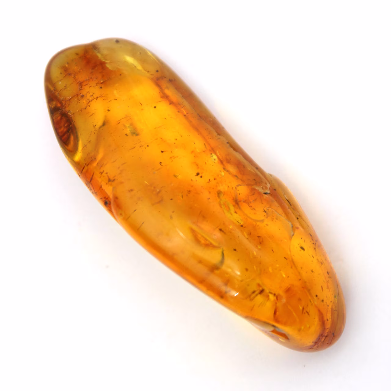 Pietra d'ambra gialla dalla Lituania - Ciottolo per l'estetica