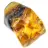 Autentico ciottolo di ambra lucidato dalla Lituania - Esemplare di mineralogia