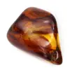 Ciottolo di ambra naturale lucidato - Esemplare fossile dalla Lituania - 0