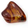 Ciottolo di ambra naturale lucidato - Esemplare fossile dalla Lituania - 2