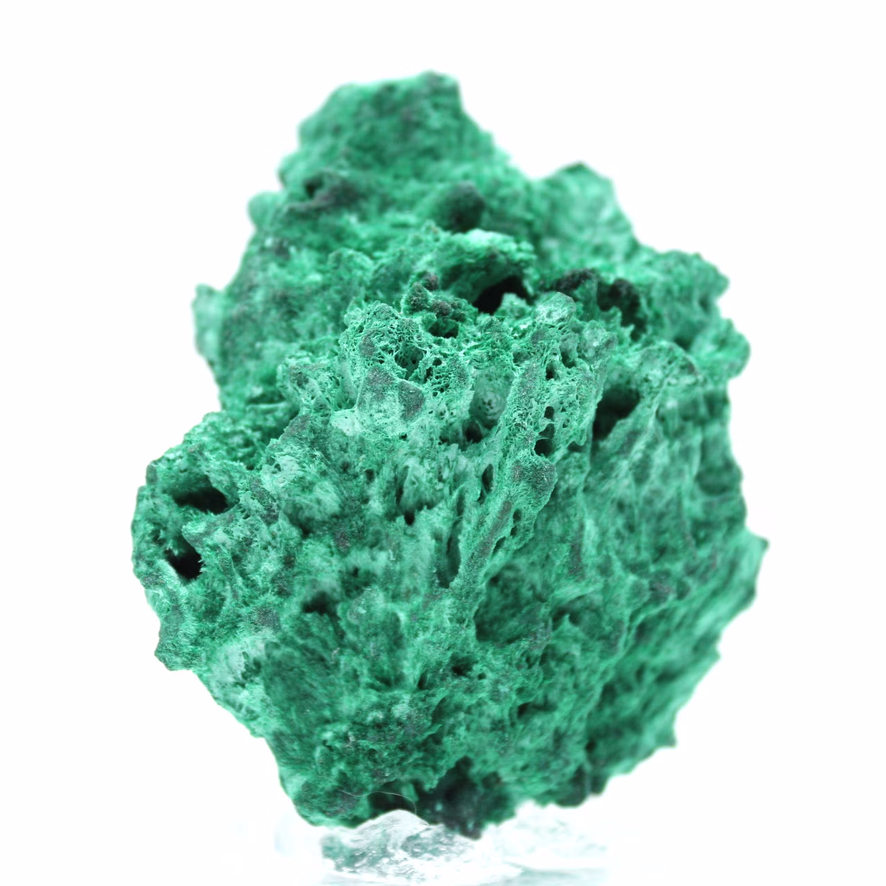 Pietra naturale di malachite fibrosa