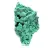 Campione grezzo di malachite fibrosa