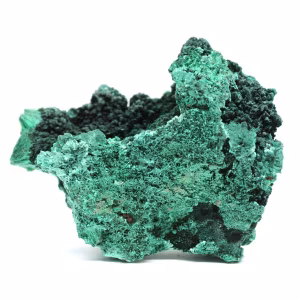 Malachite fibrosa grezza