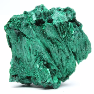 Pietra naturale di malachite fibrosa