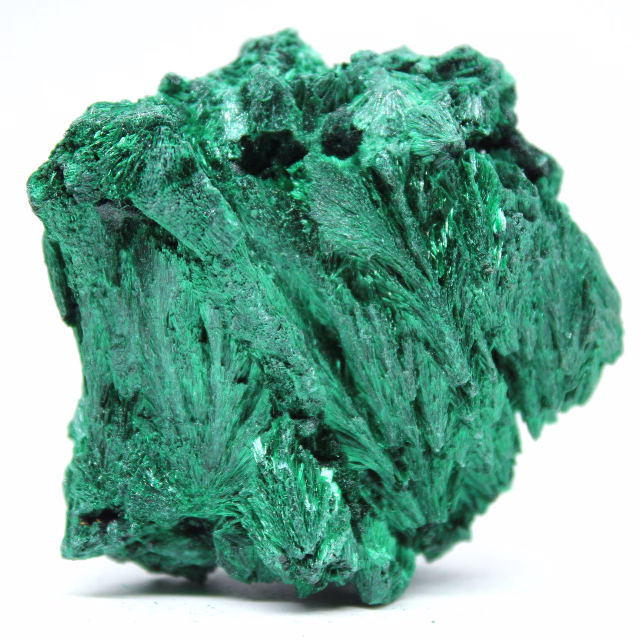 Pietra naturale di malachite fibrosa