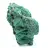 Pezzo di malachite fibrosa grezza