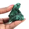 Pietra grezza di malachite fibrosa - 1
