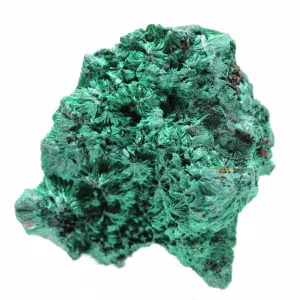 Pietra grezza di malachite fibrosa