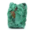 Cristallo di malachite fibrosa grezza - 4