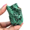 Malachite fibrosa grezza - 1