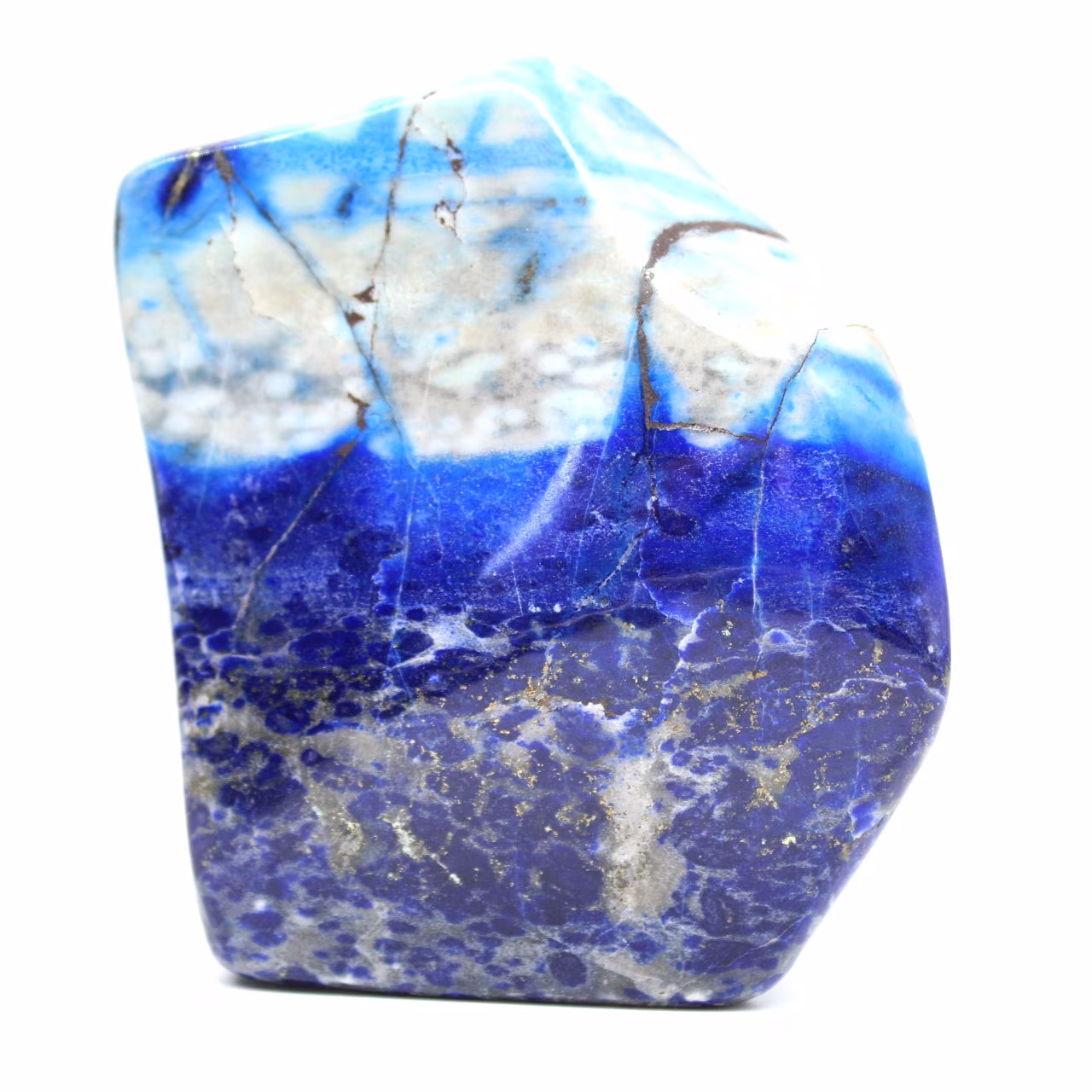 Pietra di lapislazzuli lucidata da collezione, Afghanistan