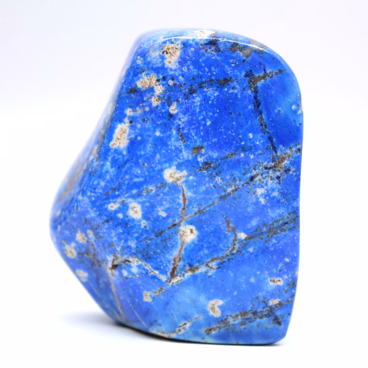Lapislazzuli lucidato, autentica roccia minerale