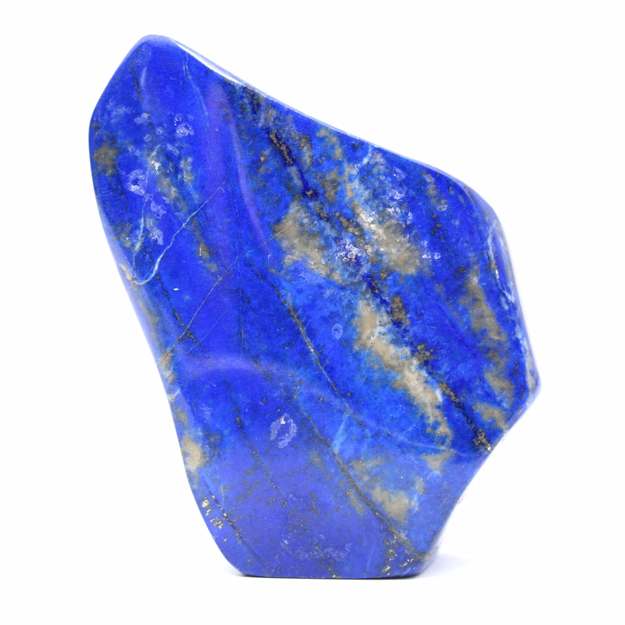 Esemplare di lapislazzuli lucidato, pietra ornamentale