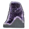  Geode di ametista brasiliana unica di alta qualità con base stabile - 2