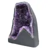  Geode di ametista brasiliana unica di alta qualità con base stabile - 3