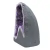  Geode di ametista brasiliana unica di alta qualità con base stabile - 4
