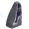  Geode di ametista brasiliana unica di alta qualità con base stabile - 7
