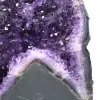  Geode di ametista brasiliana unica di alta qualità con base stabile - 8