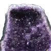  Geode di ametista brasiliana unica di alta qualità con base stabile - 9