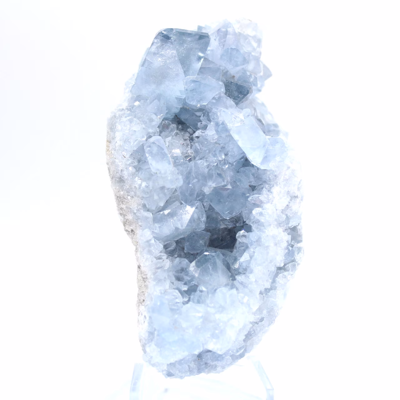 Esemplare naturale di celestina blu del Madagascar