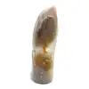 Corniola naturale lucidata, grande ornamento minerale proveniente dal Madagascar - 4