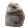Corniola lucidata, grande ornamento minerale rosso-arancio, Madagascar - 2