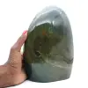 Esemplare di diaspro verde lucidato, grande pietra decorativa, Madagascar - 1