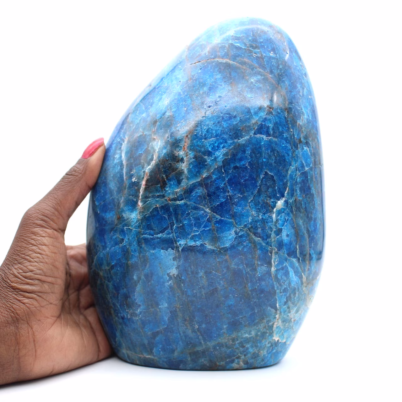Apatite lucidata, grande pietra naturale per decorazione, Madagascar