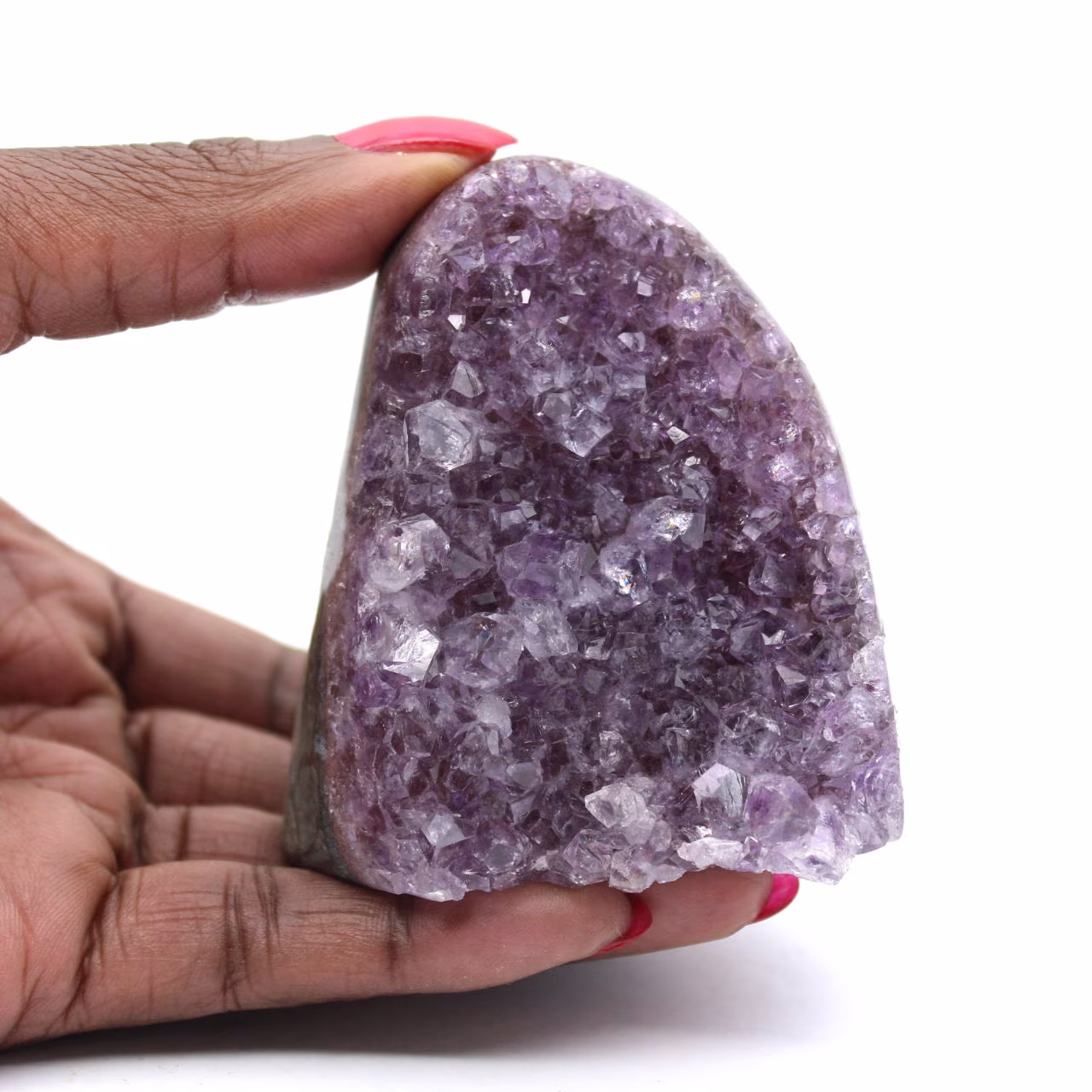 Drusa di ametista dal Brasile: pezzo decorativo naturale