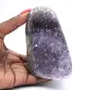 Geode di ametista brasiliana: cristalli viola intenso - 0