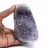 Geode di ametista brasiliana: cristalli viola intenso