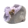 Geode di ametista brasiliana: decorazione e mineralogia - 4
