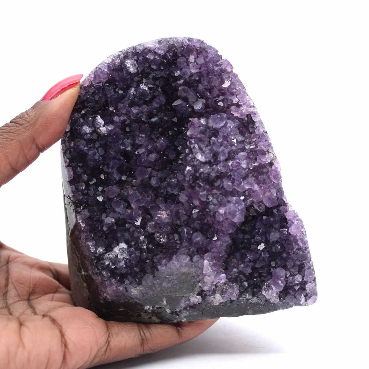Geode tascabile di ametista Brasile – Piccolo tesoro geologico
