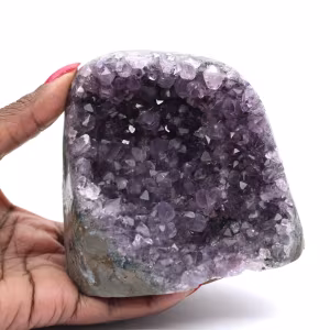 Drusa di Ametista della Brillantezza – Collezione di Pietre Naturali