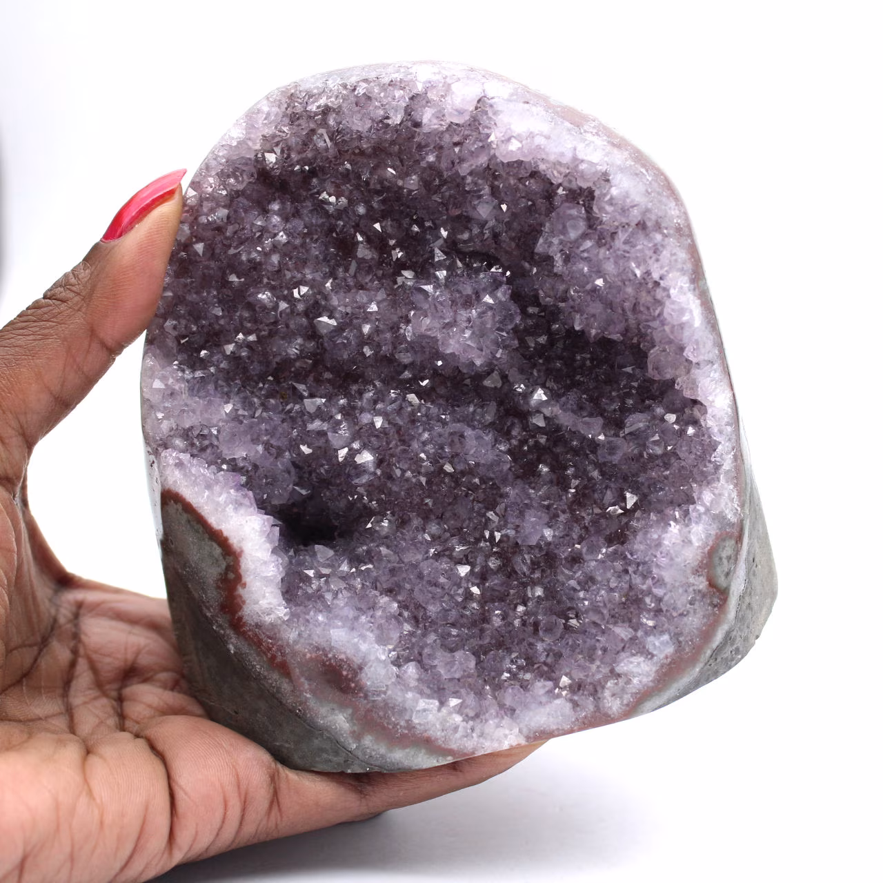 Cristalli naturali di ametista Brasile – Drusi da interno