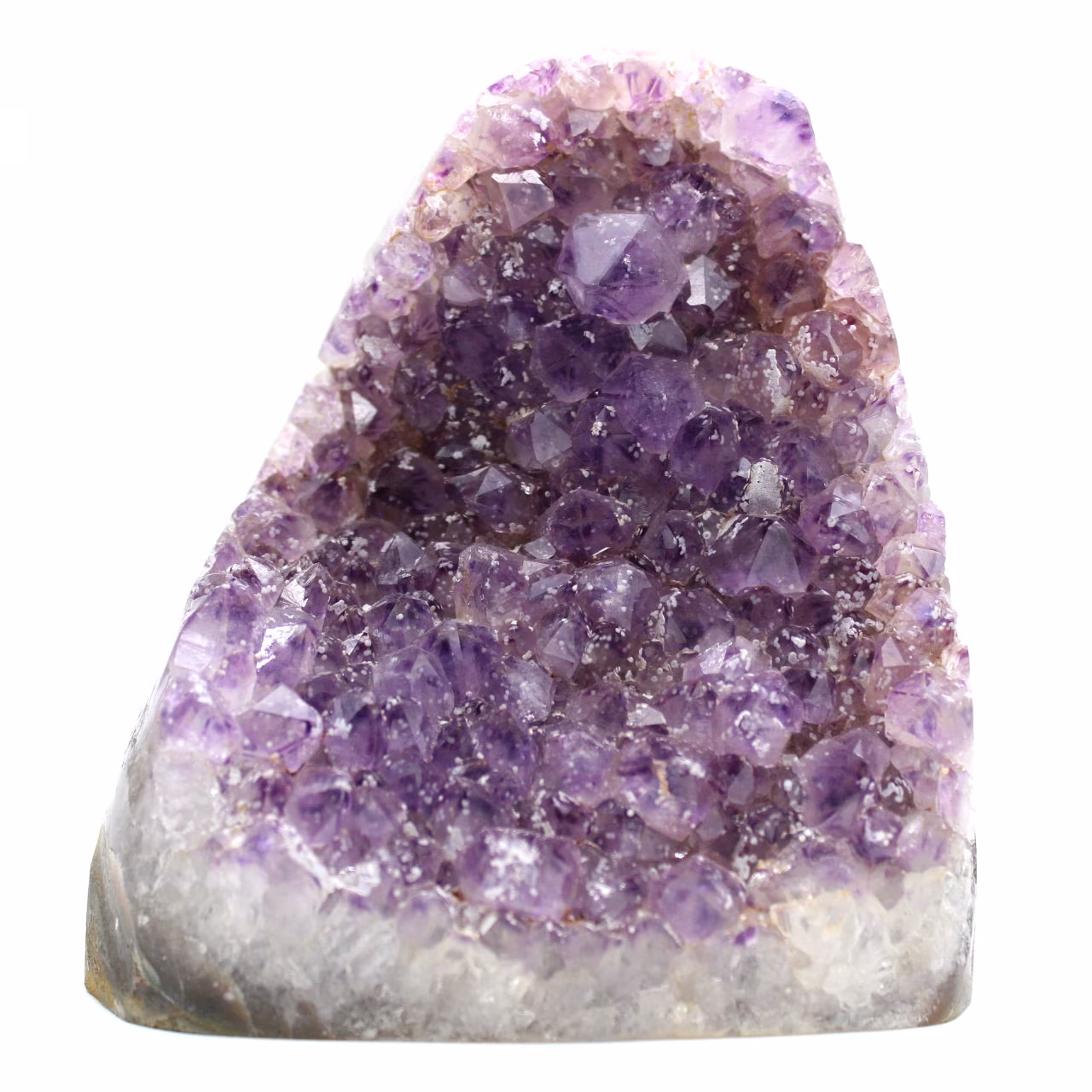 Geode di ametista, cristallo viola