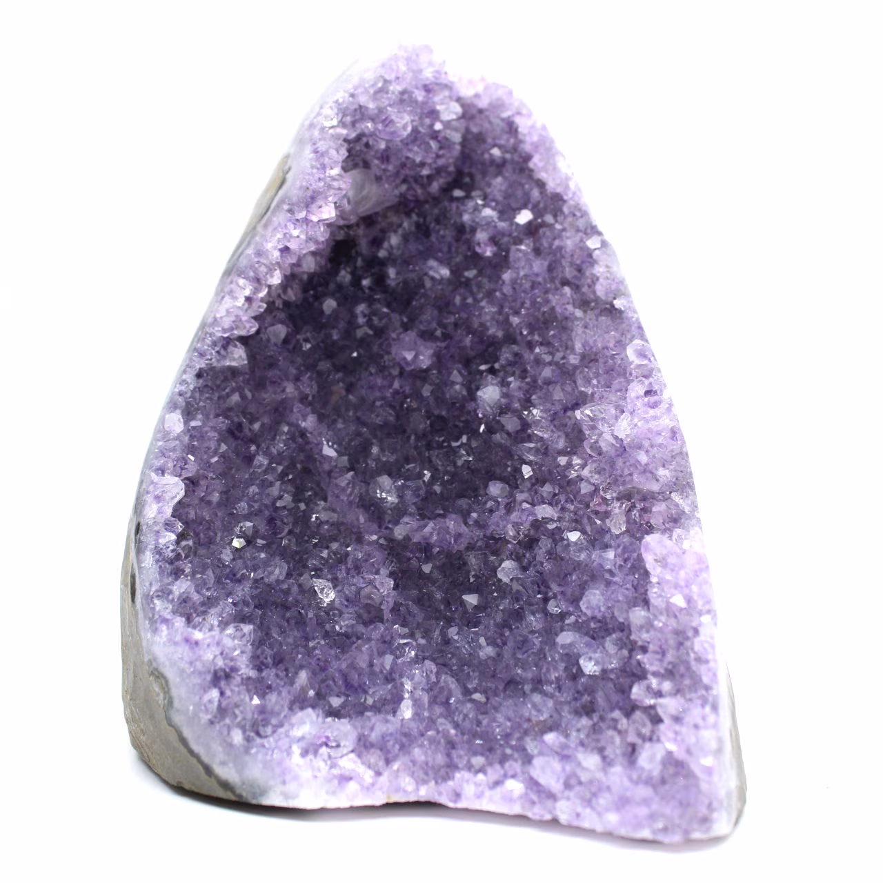 Geode di ametista, meditazione