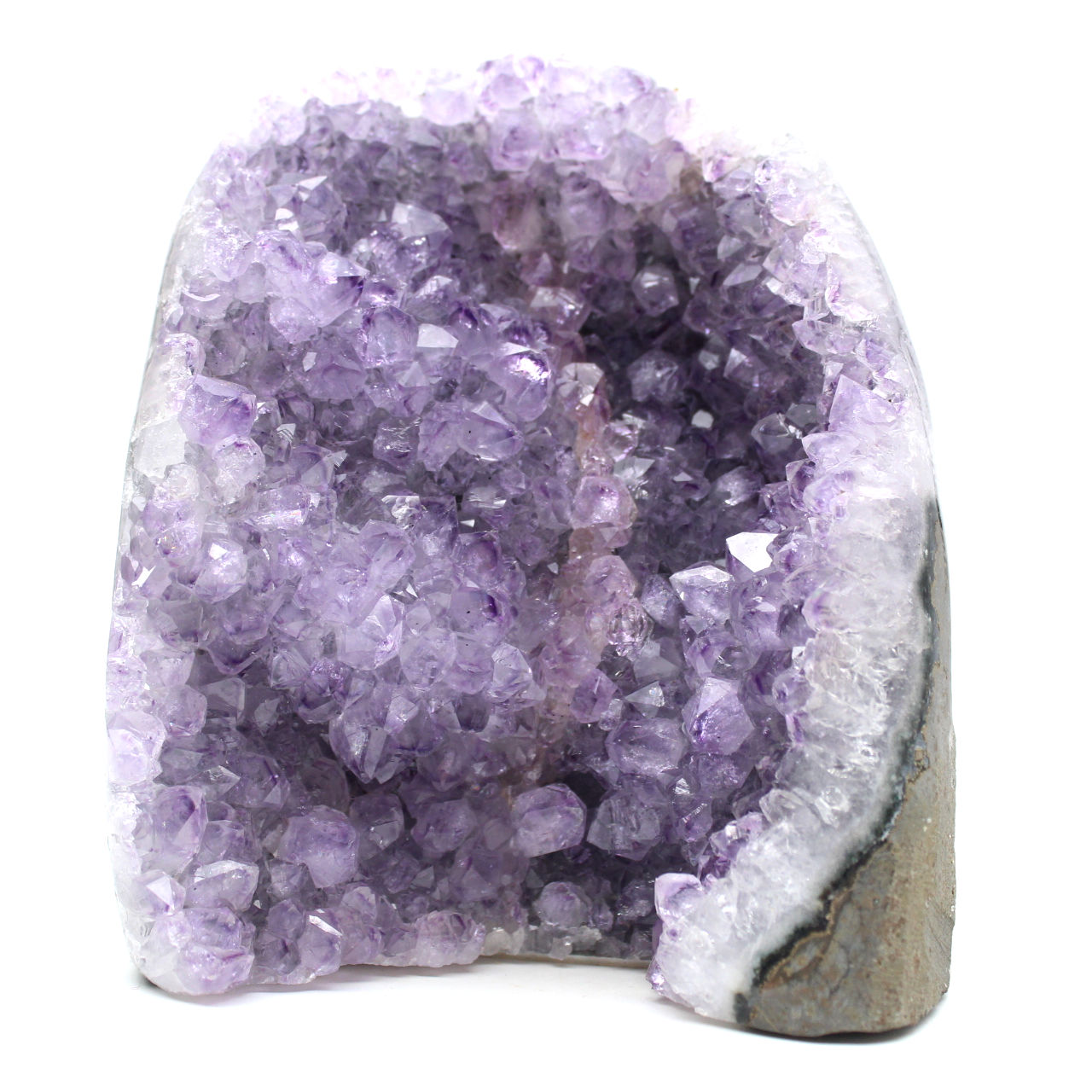 Geode di ametista, spazio zen