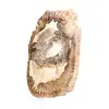 Ornamento in legno pietrificato, fetta lucidata, oggetto da collezione, Madagascar - 2
