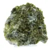 Cristalli di epidoto verde dal Marocco su roccia ospite - 1